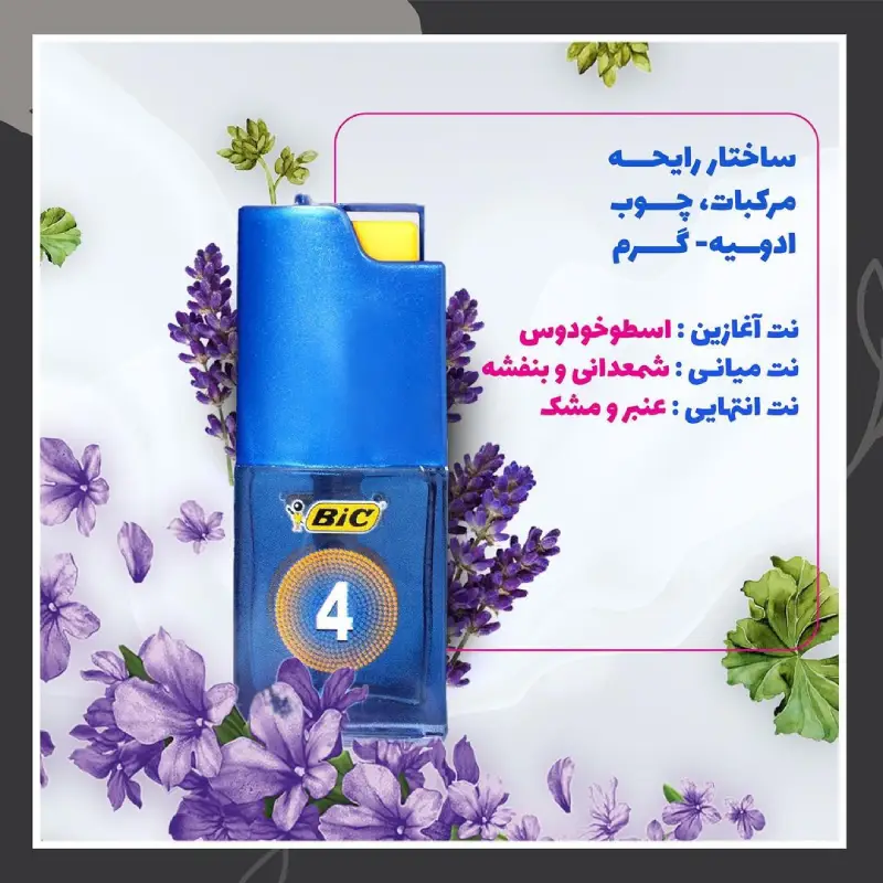 عطر جیبی مردانه بیک مدل Dot Collection No4