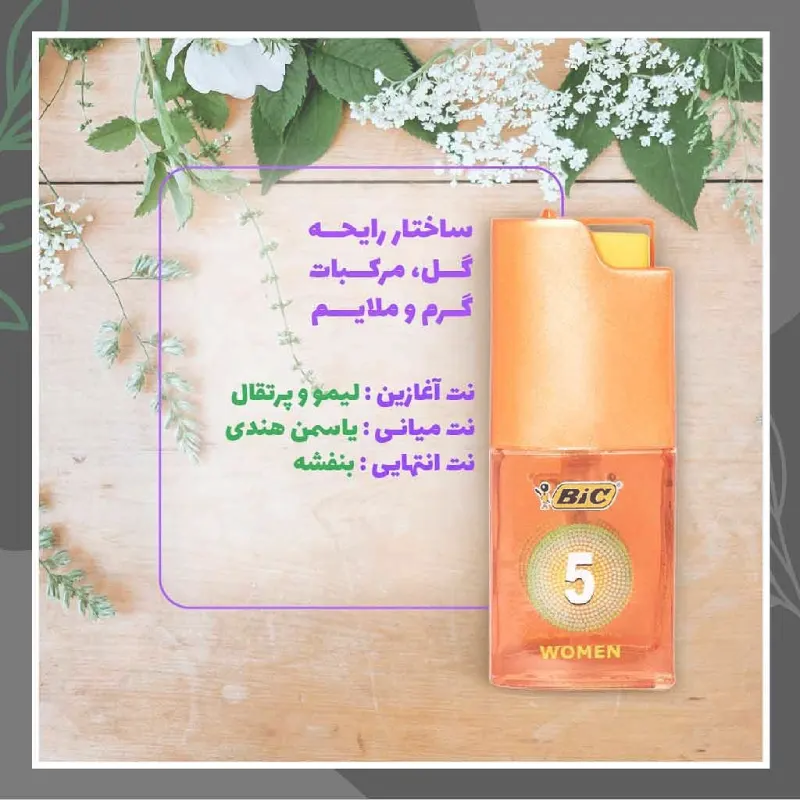 عطر جیبی زنانه بیک مدل Dot Collection No5 