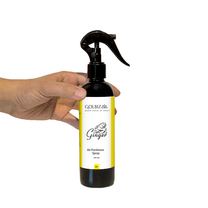 اسپری عطرافشان با رایحه زنجبیل گلبیز