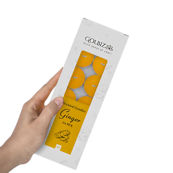 شمع عطری گلبیز با رایحه زنجبیل