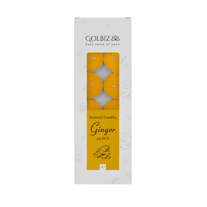 شمع عطری گلبیز با رایحه زنجبیل