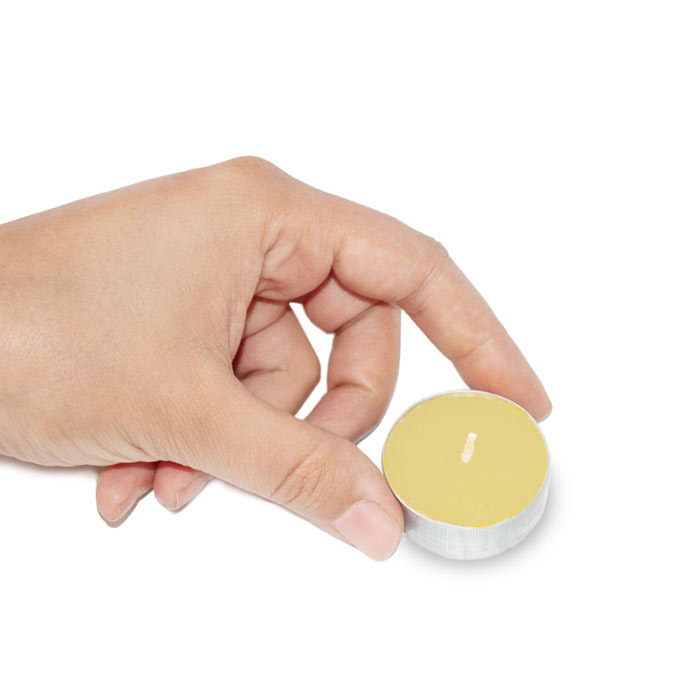 شمع عطری با رایحه وانیلی گلبیز